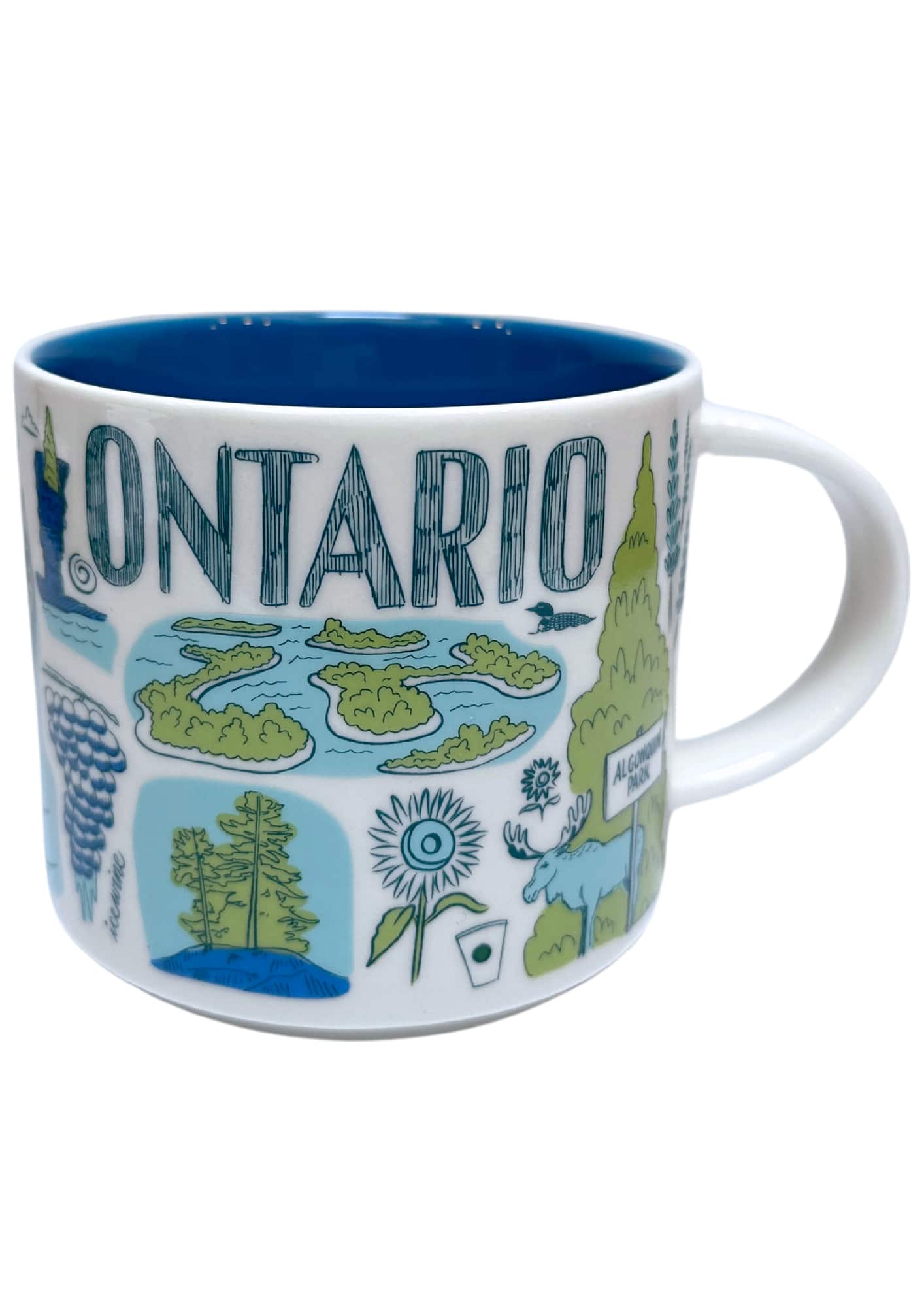 Starbucks - Been There Series Ontario Ceramic Mug, 14 Oz - Blue