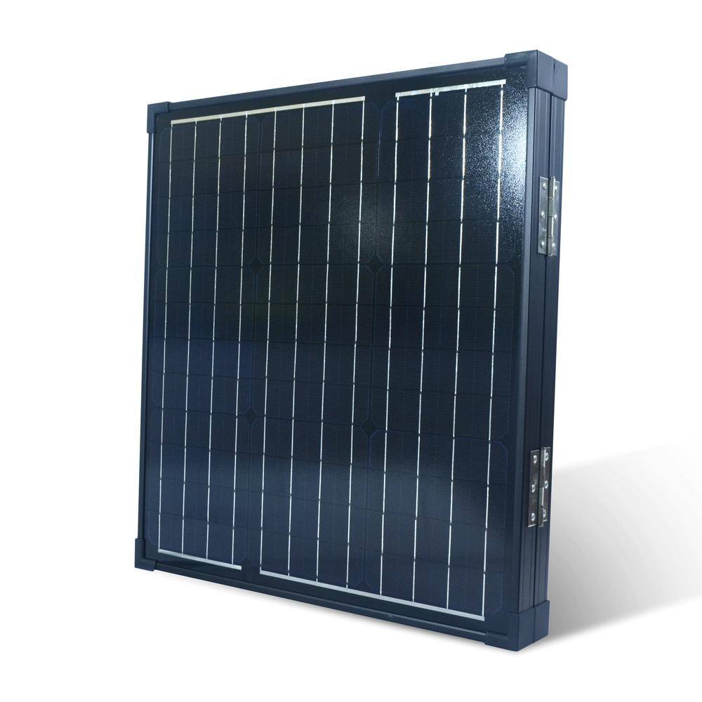 Alt View 2. Nature Power - 80 Watt Briefcase Solar Panel.