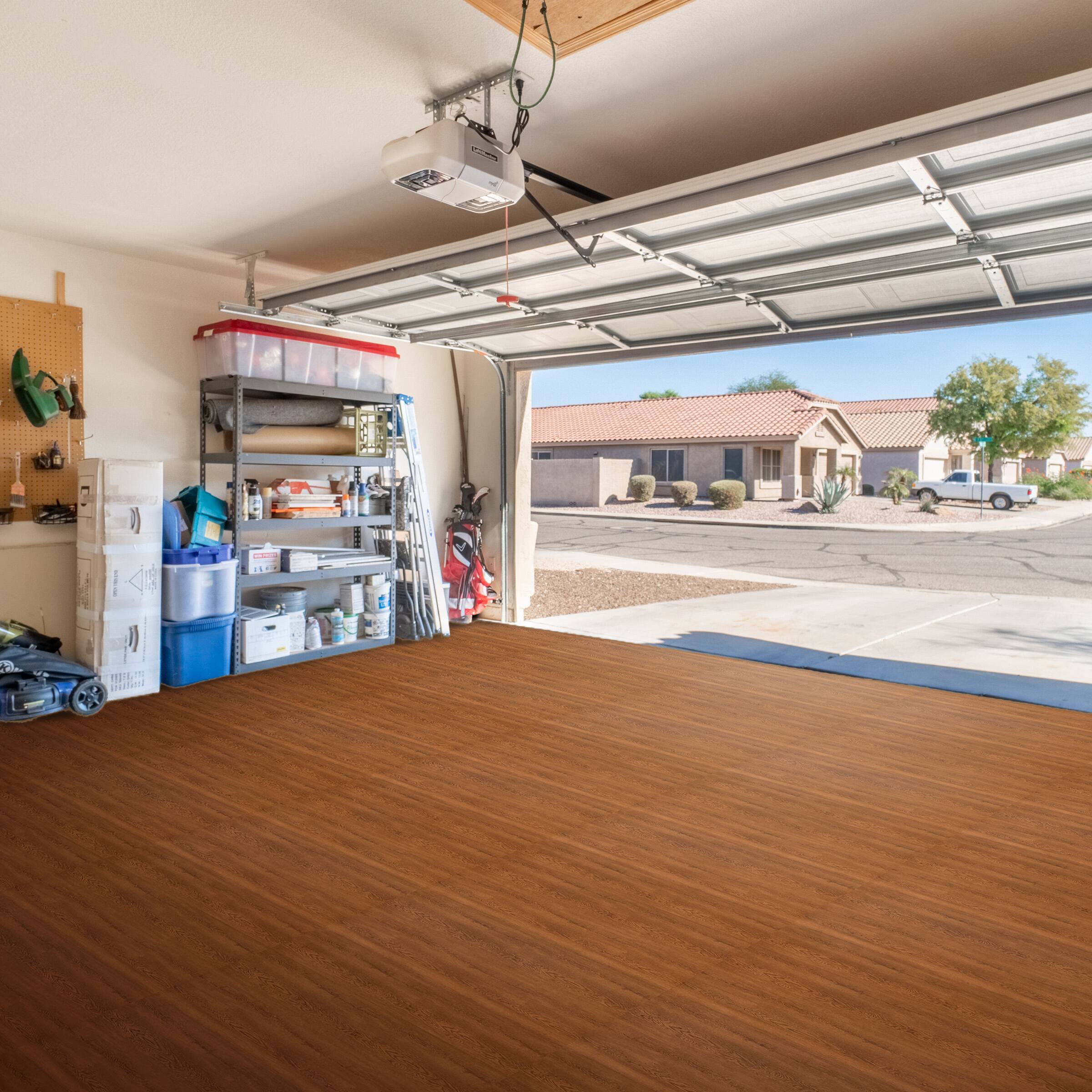 Alt View 5. Sorbus - Sorbus 120 Sq. Ft. Wood Grain Floor Tiles Foam Mat EVA Interlocking Mats Tile 3/8-Inch Thick Flooring Mats w/Borders - Pecan.