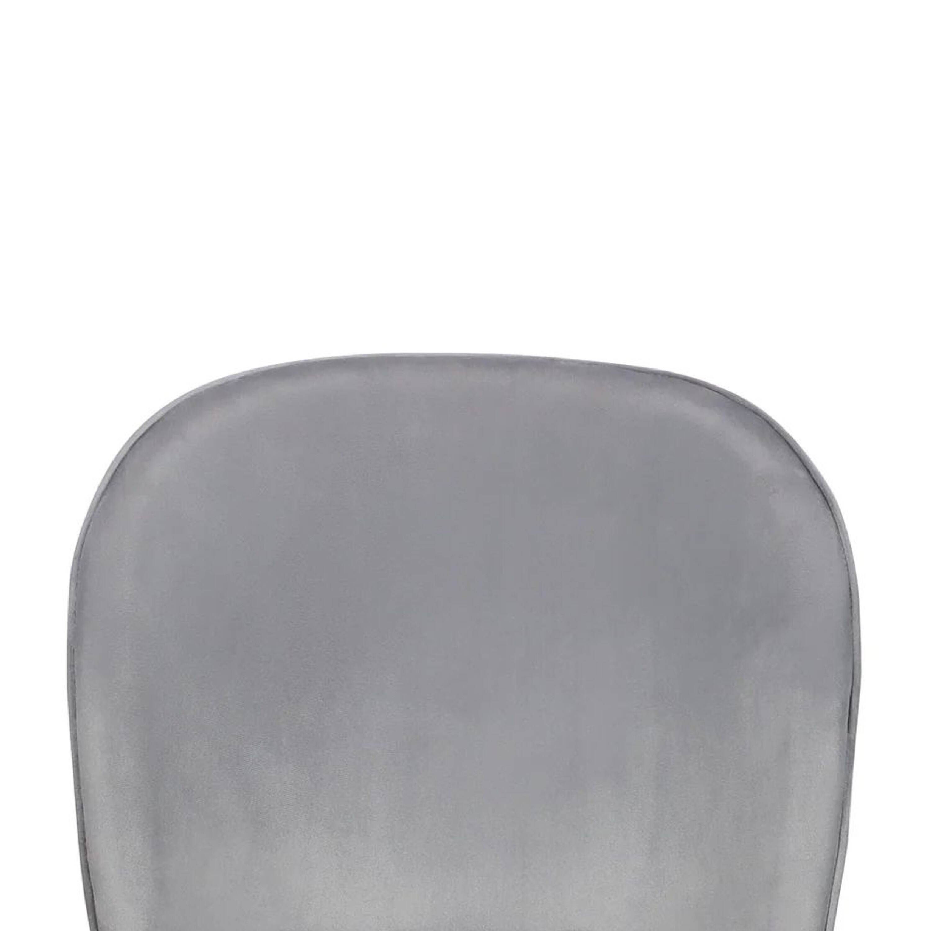 Angle. Manhattan Lane - Dining Chair Set of 2, Classic  Fabric with Sleek  Metal Legs - Gray, Black.