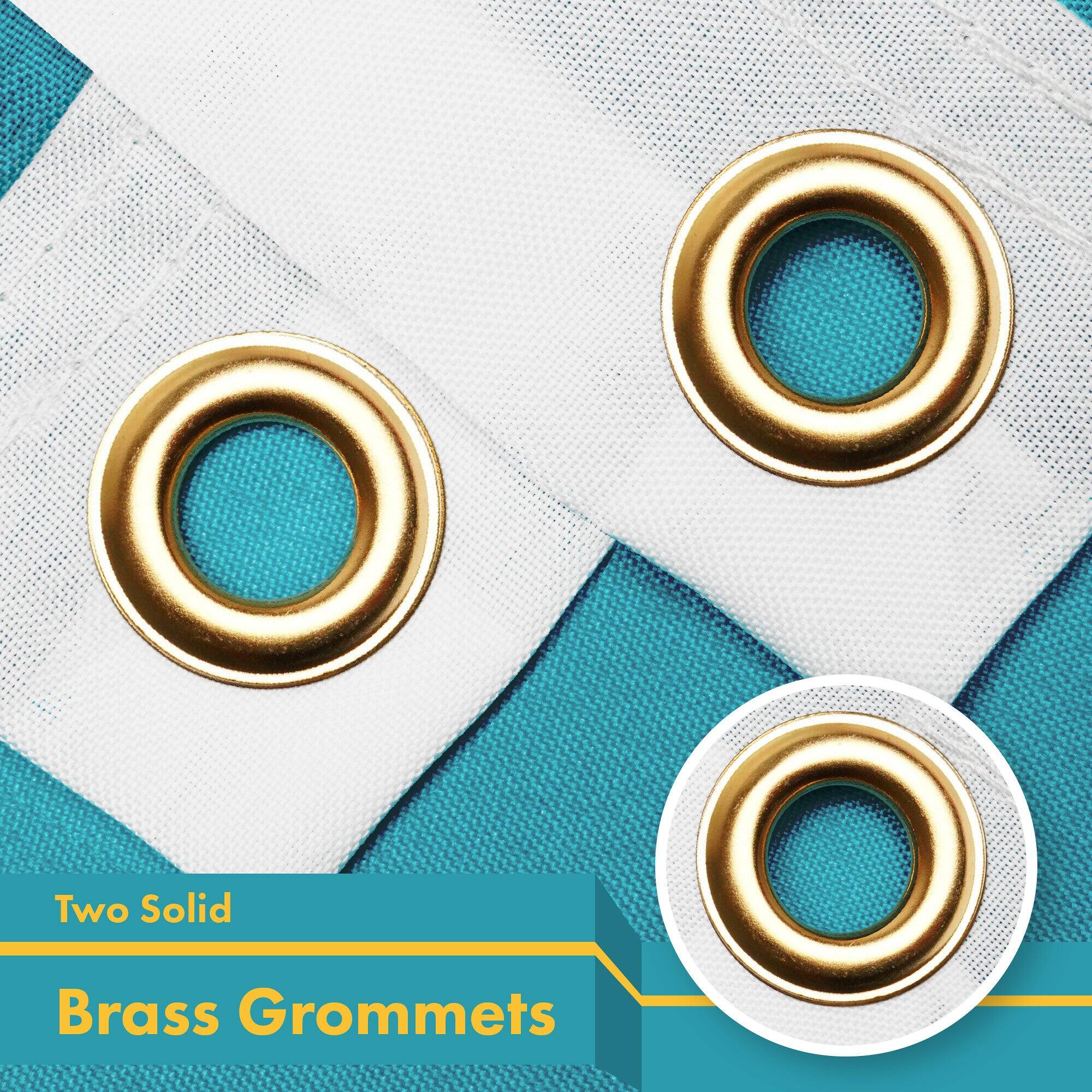 Two Solid Brass Grommets