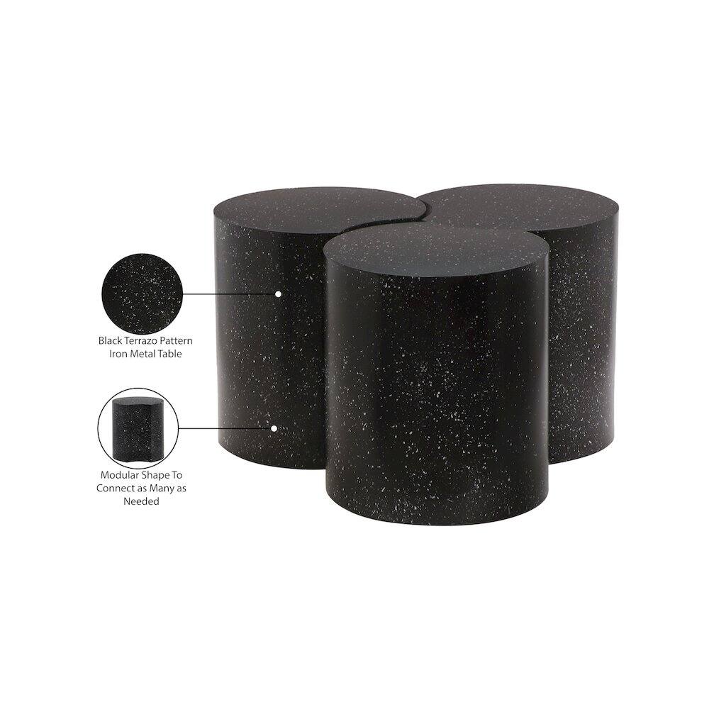 Meridian Furniture Dimple Coffee Table Black - Best Buy