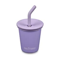 Klean Kanteen - 10oz Kid's Cup with Straw Lid - Paisey Purple