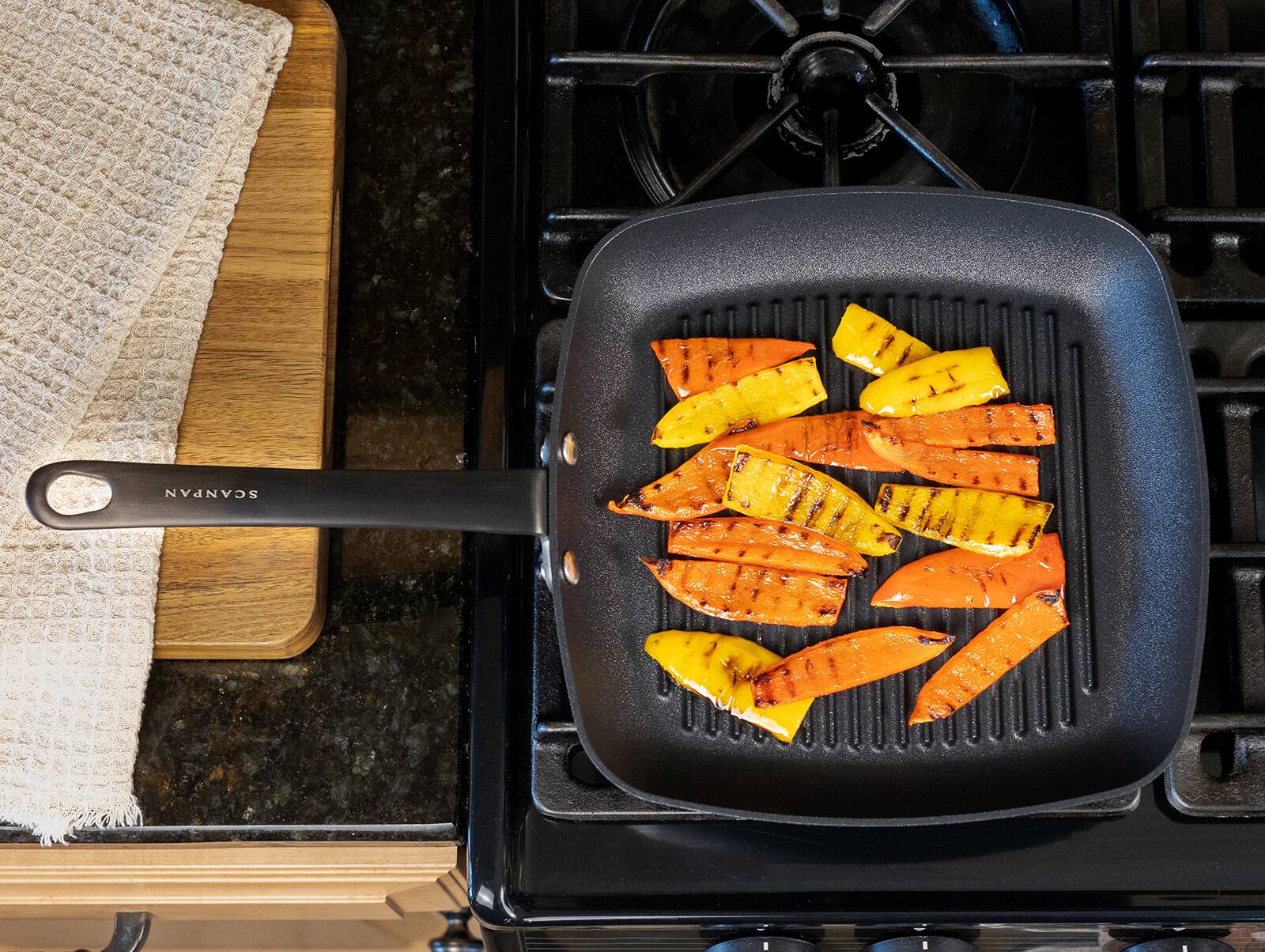 Alt View 3. Scanpan - Black Edition Nonstick Grill Pan, 11-Inch - Black.