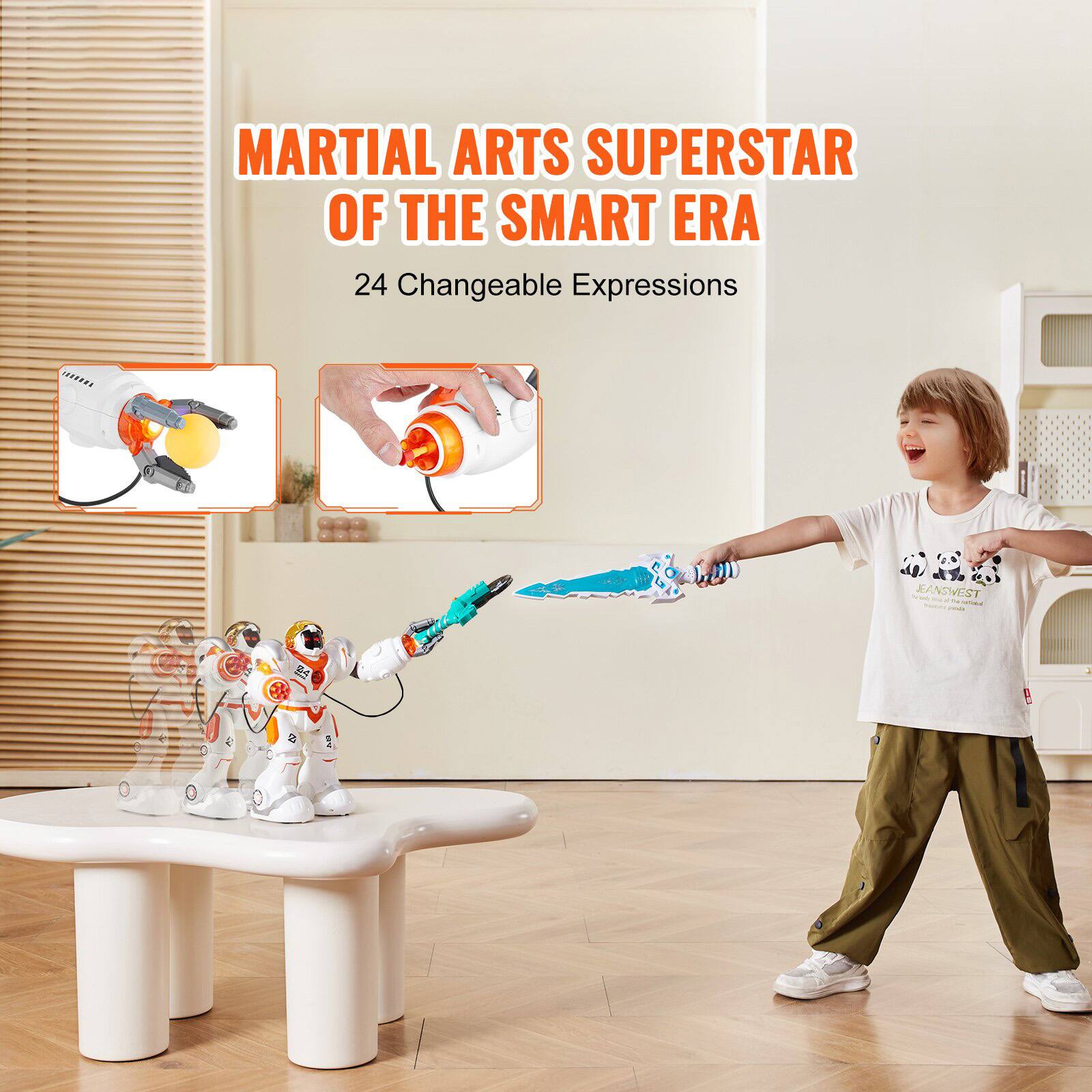 MARTIAL ARTS SUPERSTAR OF THE SMART ERA  
24 Changeable Expressions