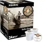 KEURIG
BARISTA PRIMA
COFFEEHOUSE
Italian Roast
Dark Roast Coffee
24 K-CUP Pods
11.34 oz (322g)
Italian Roast
Dark Roast Coffee