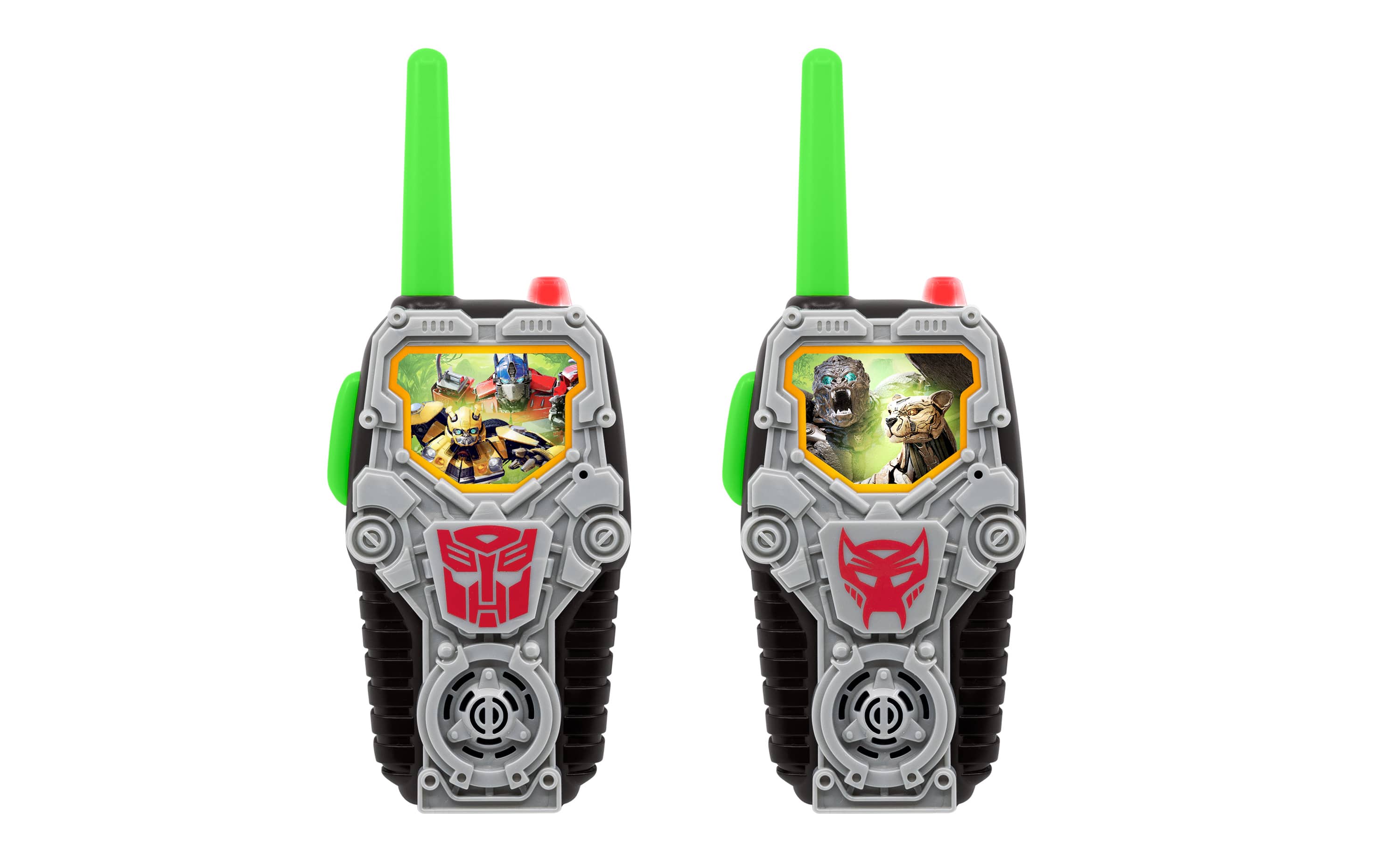 eKids - Transformers Walkie Talkies for Kids, Two Way Radios for Indoor or Outdoor Games - Multicolor