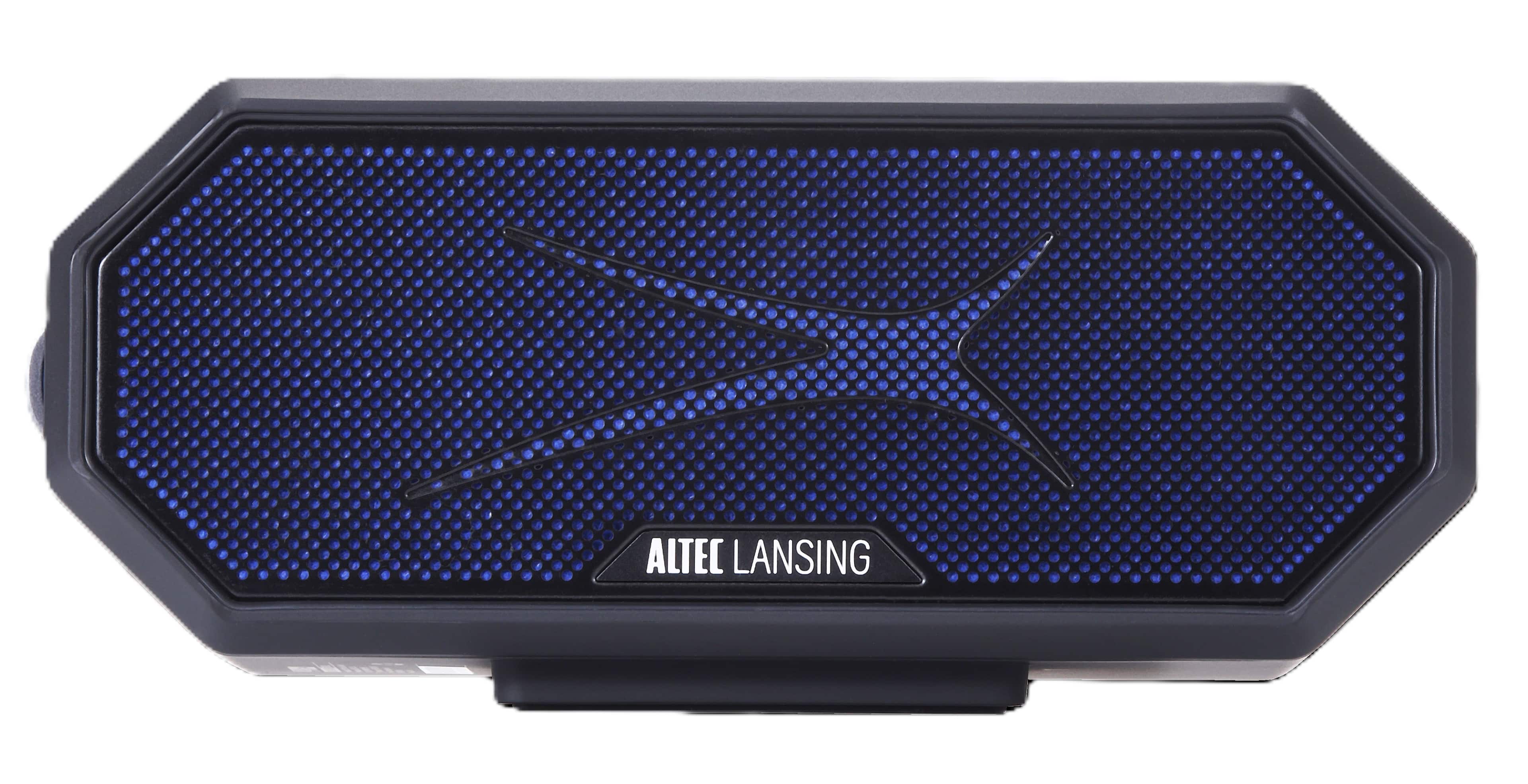Altec Lansing - Bluetooth HydraBlast 2.0 EverythingProof Portable Speaker - Black/Blue - Front_Zoom