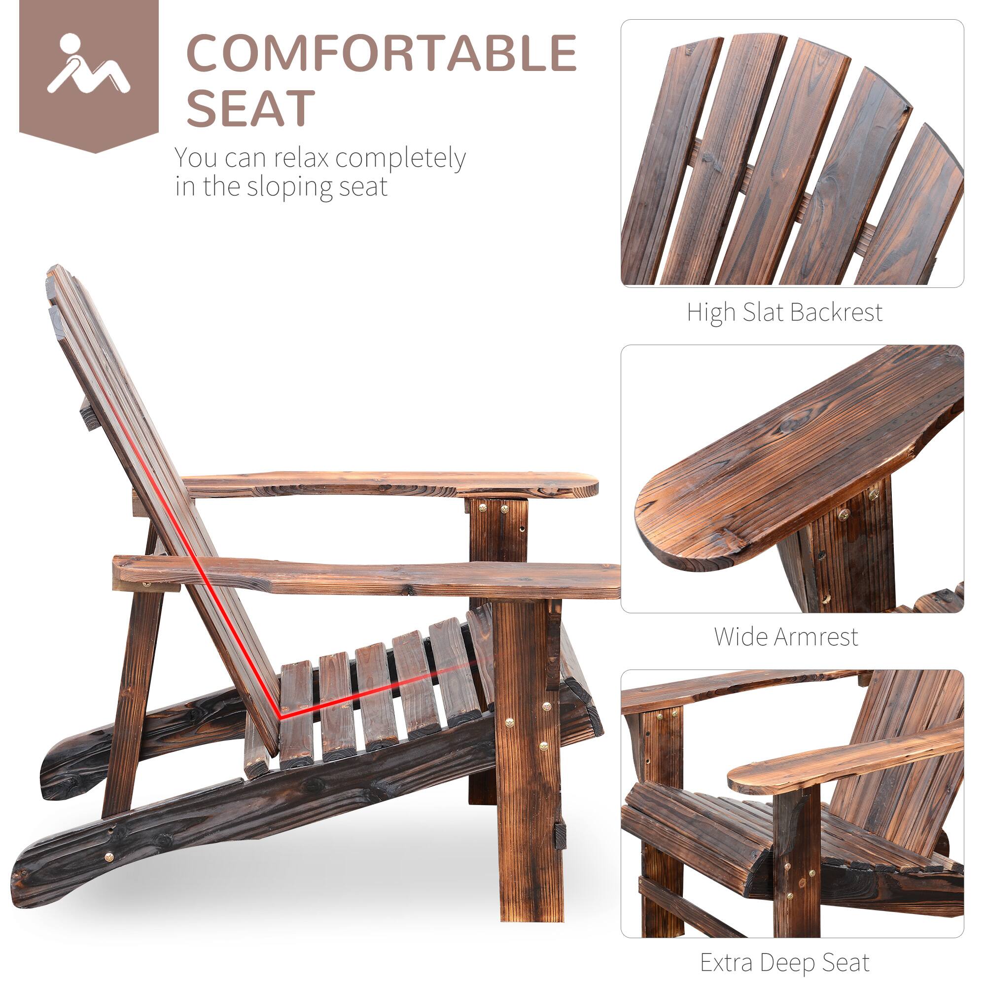 COMFORTABLE SEAT  
You can relax completely in the sloping seat  

- High Slat Backrest  
- Wide Armrest  
- Extra Deep Seat