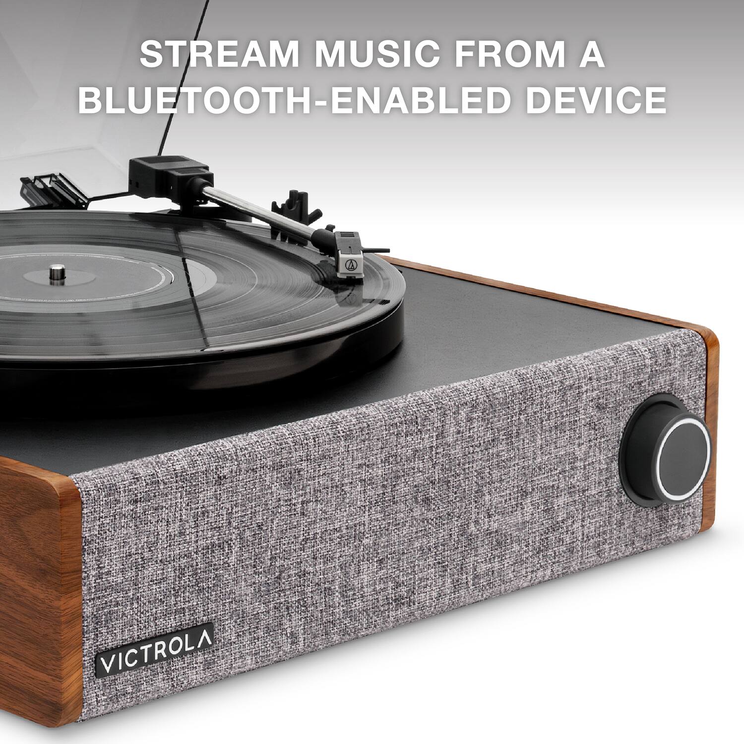 STREAM MUSIC FROM A BLUETOOTH-ENABLED DEVICE

VICTROLA