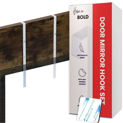 Here in BOLD
DOOR MIRROR HOOK SET
ANTI SCRATCH LINING
WITH ANTI-BANGING ADHESIVE
EX