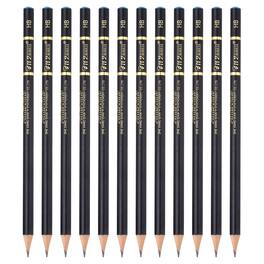 Unique Bargains - 12pcs Drawing Pencils, HB Refill Sketch Pencils, Graphite Art Pencil Set Pro Lead for Painting, Shading, Office - Black