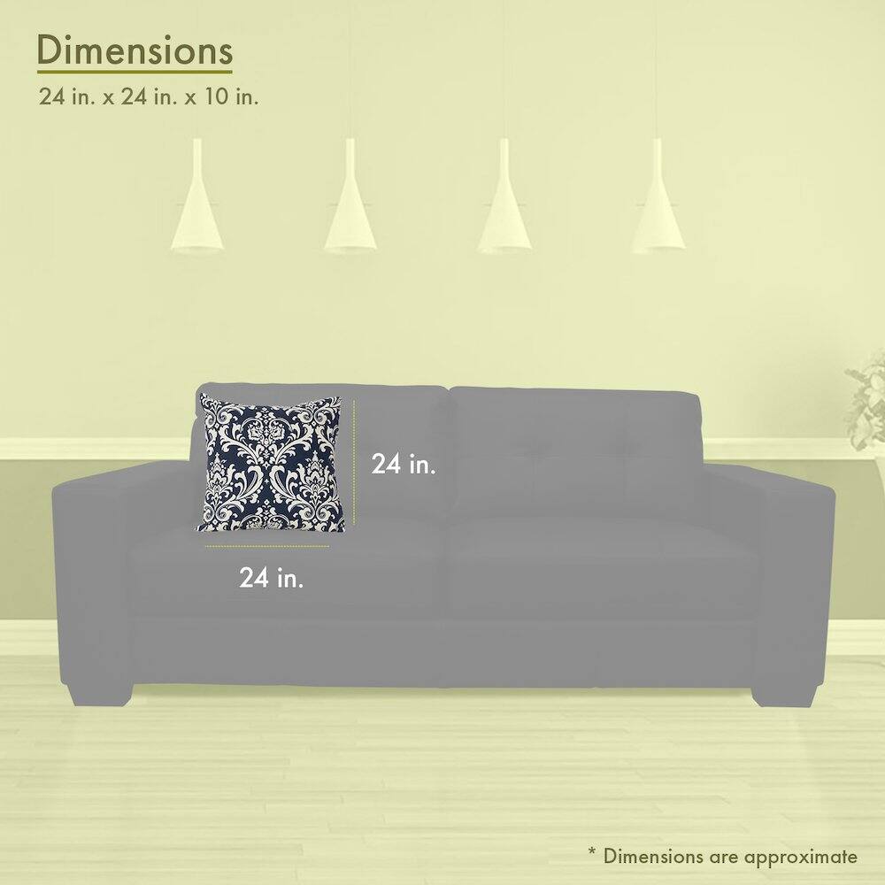 Dimensions  
24 in. x 24 in. x 10 in.  

24 in.  
24 in.  

* Dimensions are approximate