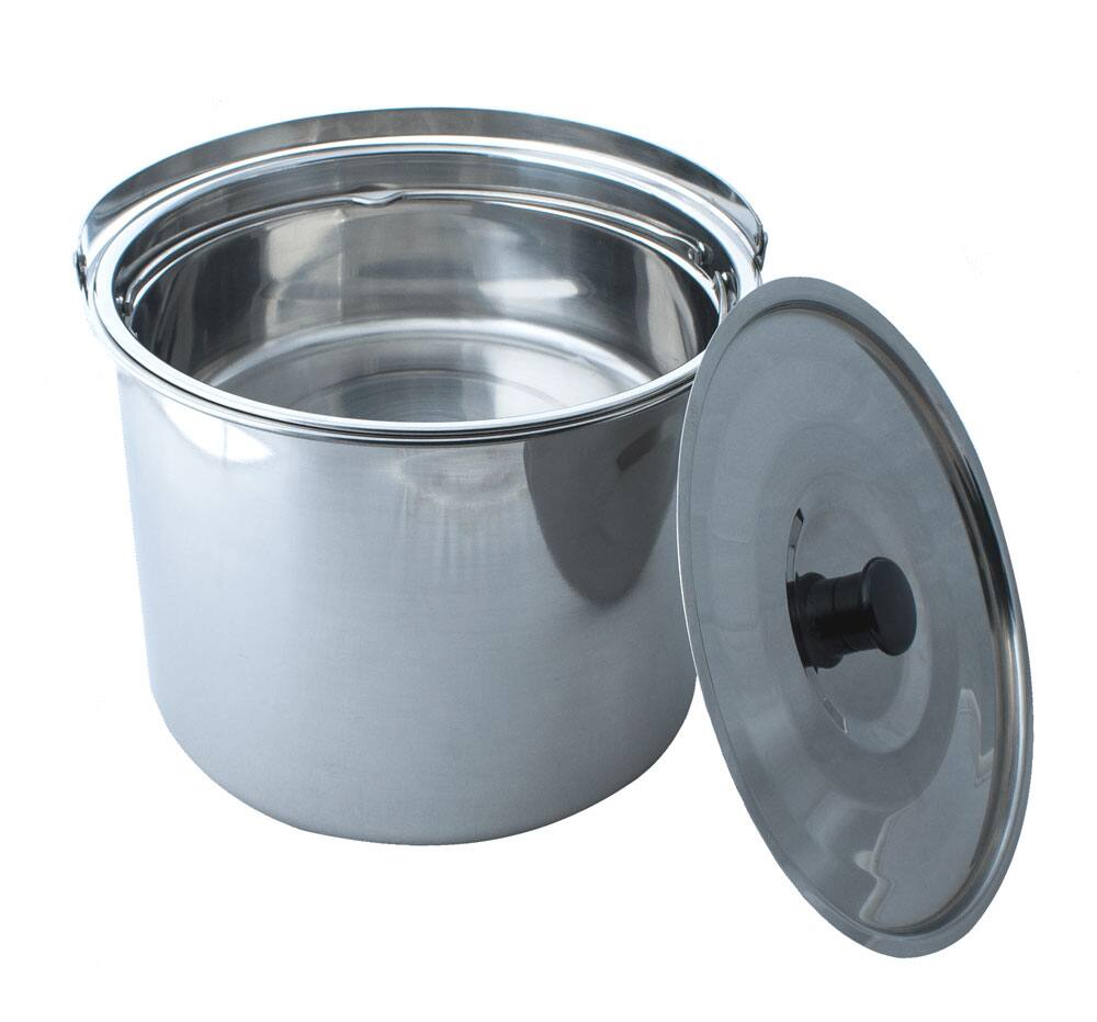 Alt View 3. SPT - 6-Liter Thermal Cooker - Red and stainless.