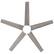 Alt View 2. Vaczon - 52-inch Modern 3CCT Dimmable LED Smart Ceiling Fan with Light, Remote and APP Control - Nickel.