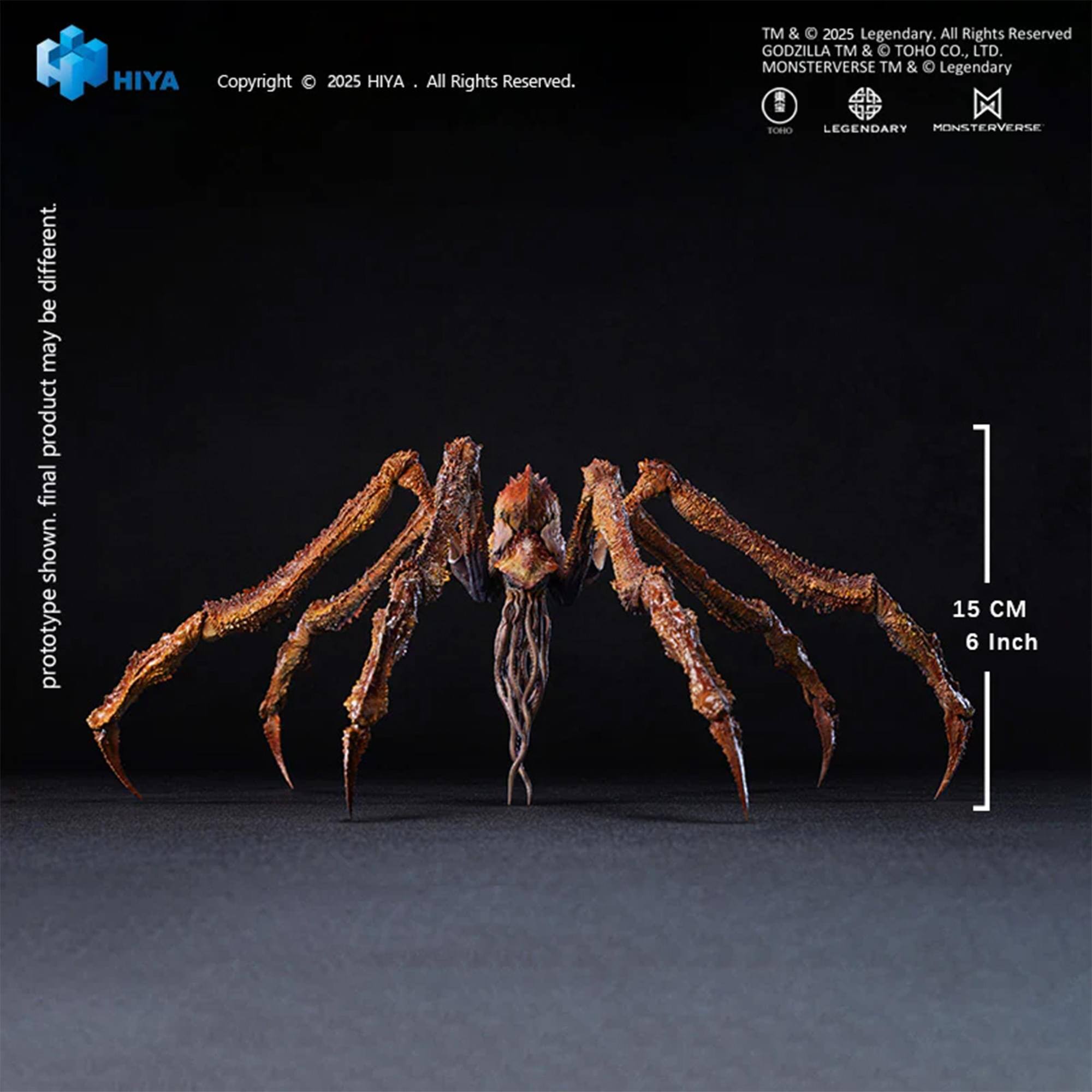 different. be may product final shown prototype

HIYA Copyright 2025 HIYA
All Rights Reserved.

TM & 0 2025 Legendary. All Rights Reserved GODZILLA TM & 0 TOHO CO., LTD. MONSTERVERSE TM & 0 Legendary TOHO LEGENDARY MONSTERVERSE 15 CM 6 Inch
