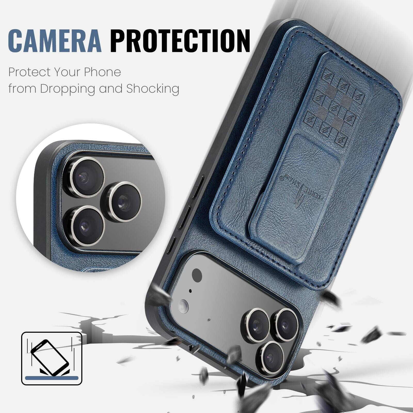 CAMERA PROTECTION  
Protect Your Phone from Dropping and Shocking