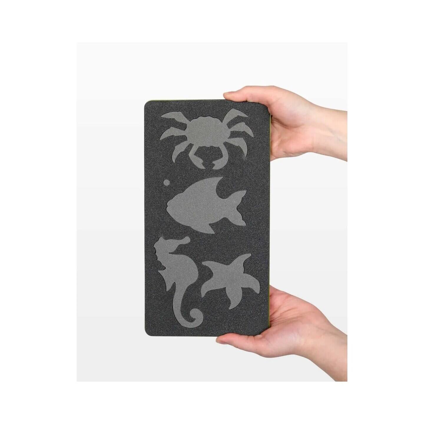 Alt View 1. AccuQuilt - GO! Sea Life Medley Die - Multicolor.