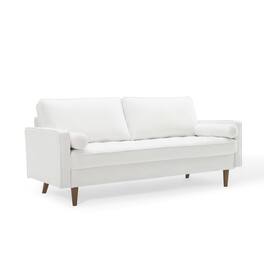 Valour Performance Velvet Sofa by Modway - White