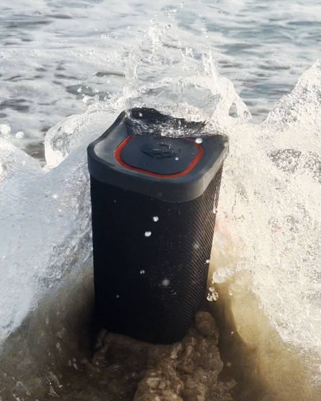 Alt View 12. Skullcandy - Skullcandy Terrain Wireless Speaker- Black - Black.