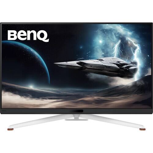 Alt View 2. BenQ - MOBIUZ EX321UX 31.5" 4K HDR 3840 x 2160 144Hz Mini-LED Gaming Monitor 1000 nits FreeSync Premium Pro HDMI DisplayPort - White.