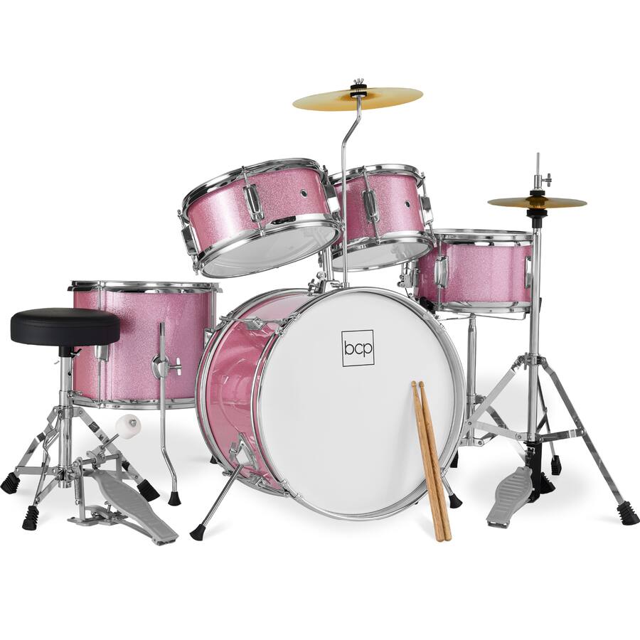 Best Choice Products Piece Kids Beginner Junior Drum Set