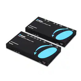 Orei - 4K HDBaseT HDMI™ Extender (ARC & CEC) - 132ft (cat6)-UHD-EXB132AR-K(NEW) - Black