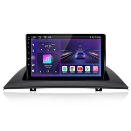 Junsun - 8 Core 6+128GB Android 15 carplay 9 Inch Car Stereo Radio GPS Navi WIFI RDS DSP SWC FM Bluetooth For X3 E83 2004-2012 - Black