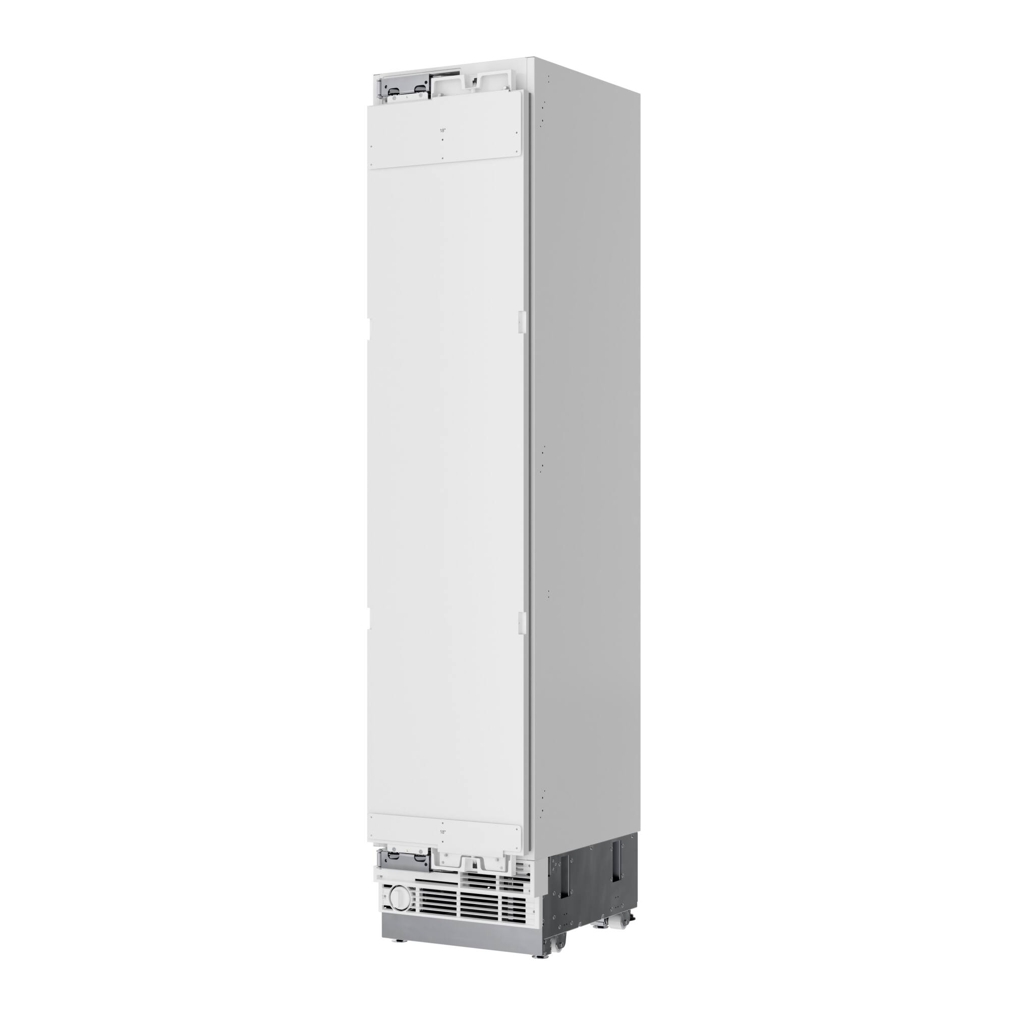 Left. Koolmore - KoolMore Reserve 18 In. Panel Ready Freezer Column With 8.6 Cu. Ft. Capacity, Ice Maker, Frost Free (KM-PRC-F18) - White.