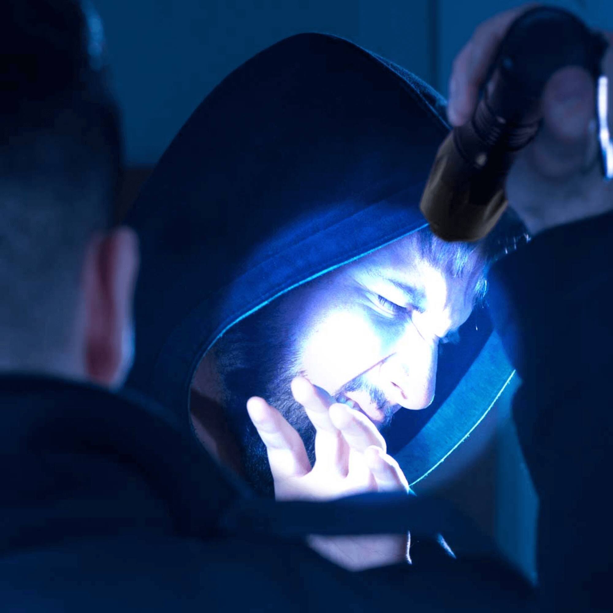 Alt View 5. EcoGear FX - FX TK120 LED Tactical Flashlight with Strobe - Black.