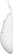 Alt View 1. Pulsar - X2 Medium Wired Mouse - White.