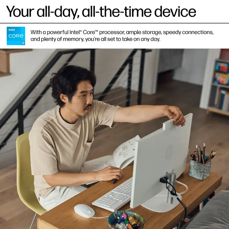 Your all-day, all-the-time device intel With a powerful Intel Core processor, ample storage, speedy connections, and plenty of memory, you're all set to take on any day. i3