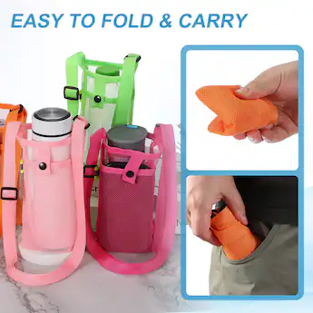 crossbody bag to for travel with water bottle pocket America250 - Eclipse Tumbler Tote - July 4th 1776 over your shoulder or Crossbody for hands free convenience Cosmos Water Bottle Bag Crossbody