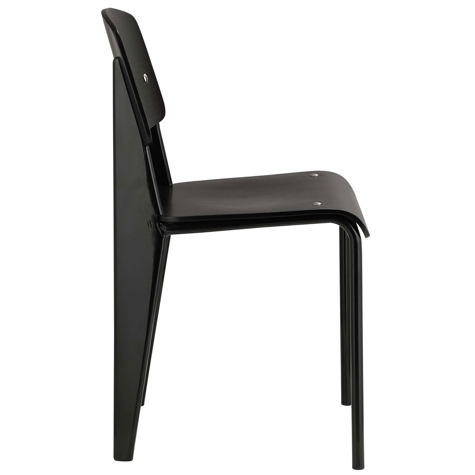Back. Modway - Cabin Dining Side Chair - Black.