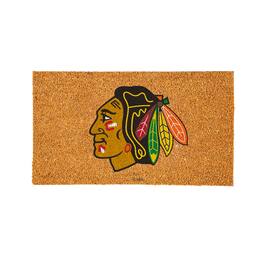 Evergreen Enterprises - Chicago Blackhawks 28" x 16" Logo Turf Mat - Multicolor