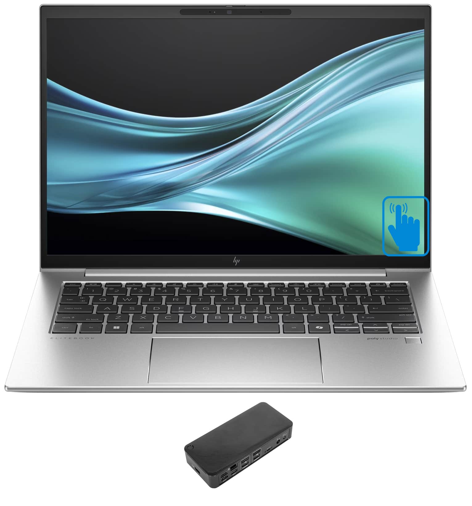 HP - 840 G11 Laptop 14.0 WUXGA (Intel Ultra 7 155U, 32GB DDR5, 1TB PCIe SSD, Intel Graphics, Win 11 Pro) - Silver