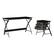 Alt View Zoom 13. OSP Home Furnishings - Olympic 48" Desk - Black.