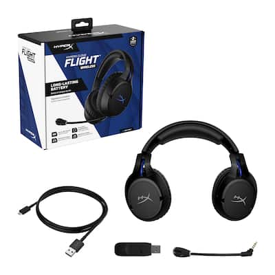 HyperX Cloud Flight Wireless Gaming Headset for PC, laptop, PS5 HyperX Cloud Flight Wireless Gaming Headset for PC, laptop, PS5