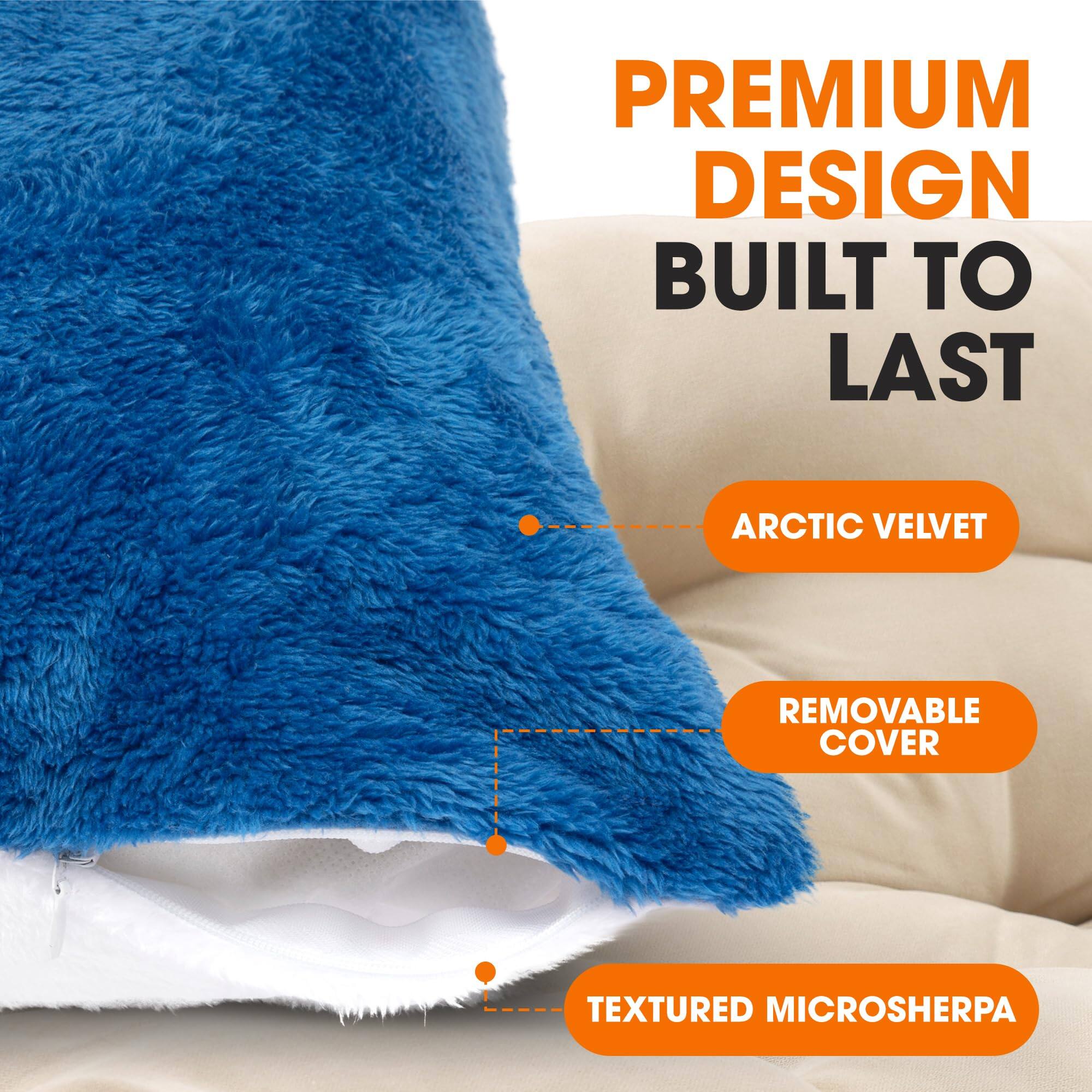 PREMIUM DESIGN BUILT TO LAST

ARCTIC VELVET

REMOVABLE COVER

TEXTURED MICROSHERPA
