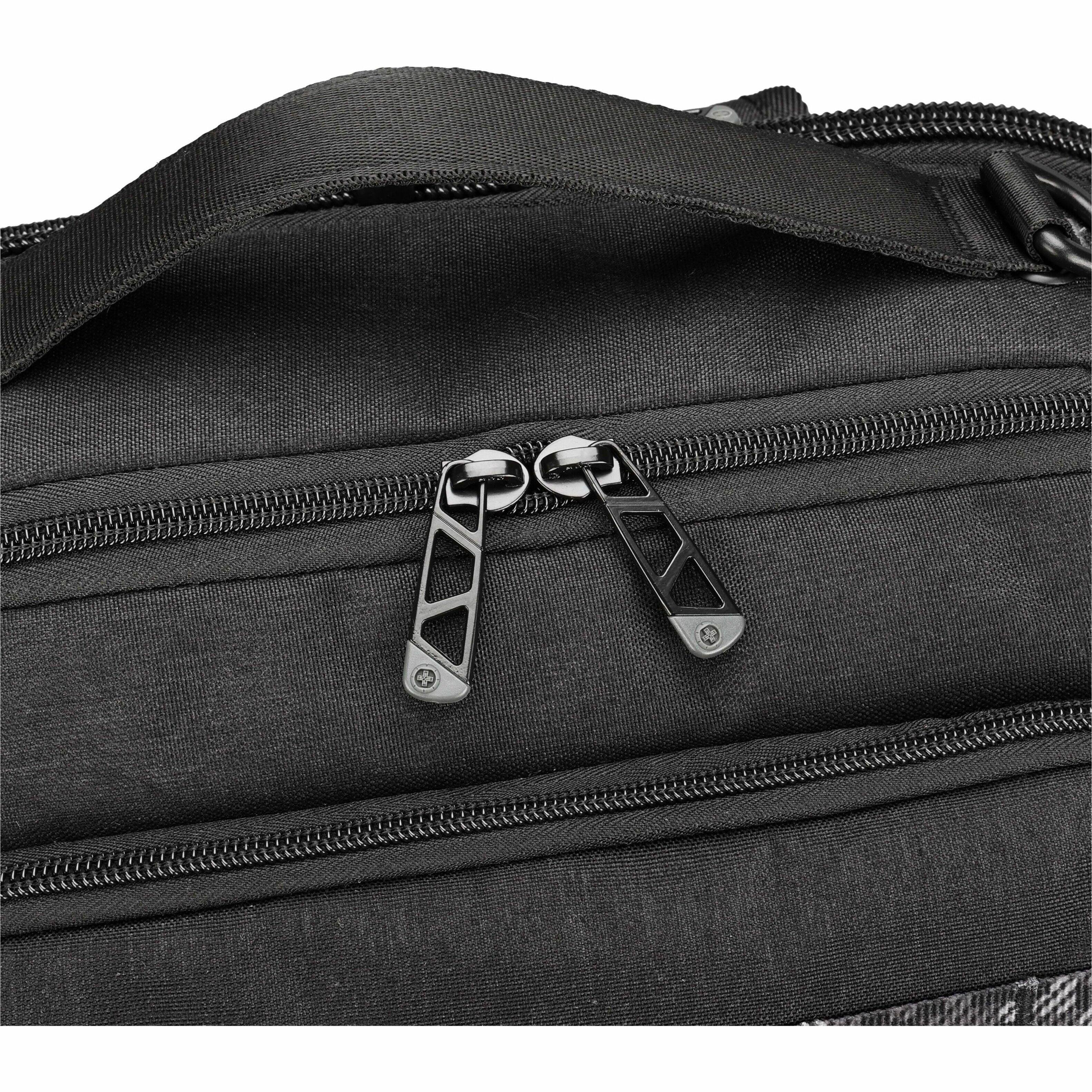 Alt View 26. Swissdigital Design - BERG Hybrid TSA-Friendly Briefcase With USB Charging Port  RFID Protection and Fits Up to 16″ Laptop - Black.