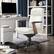 Angle. La-Z-Boy - Dawson Faux Leather and Wood Frame Executive Chair - White.