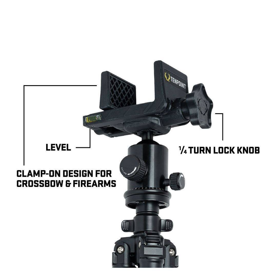 TENPOINT LEVEL 1/4 TURN LOCK KNOB CLAMP-ON DESIGN FOR CROSSBOW & FIREARMS