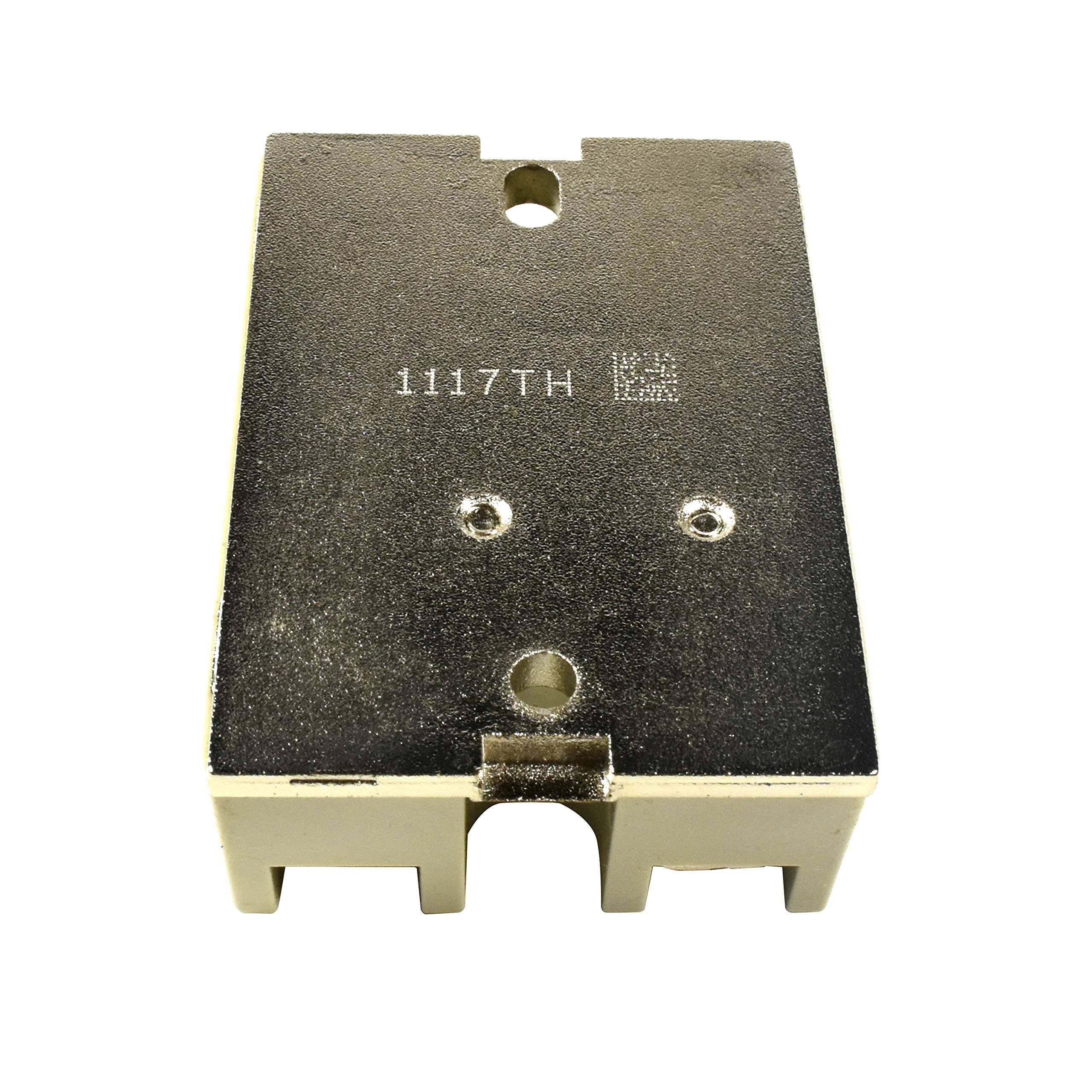 Back. HQRP - SSR-40DA Solid State Relay Module 40 A, 3-32 V DC Input, 24-380 V AC Output, UL Listed - beige.