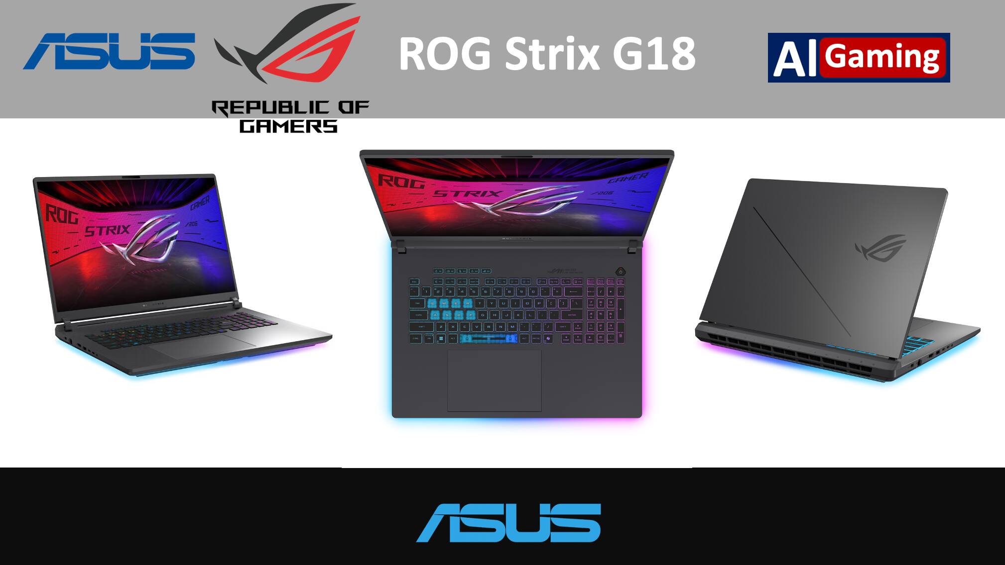 ASUS ROG Strix G18  
REPUBLIC OF GAMERS  
AI Gaming