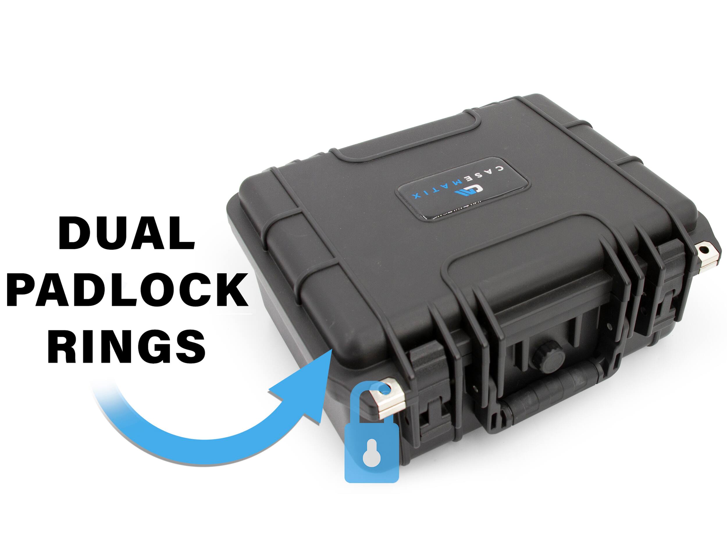 DUAL PADLOCK RINGS CASEMATIX 1