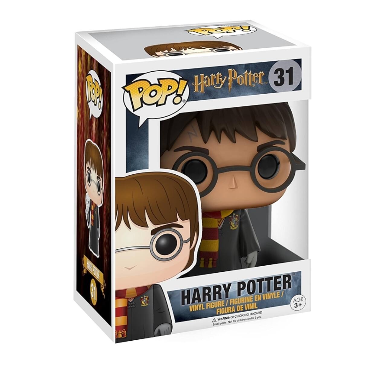 MOP Harry Potter. 31 (POP! 31)  
HARRY POTTER VINYLE FIGURINE EN VINYL FIGURA DE VINIL  
AGE 3+  
WARNING: CHOKING HAZARD