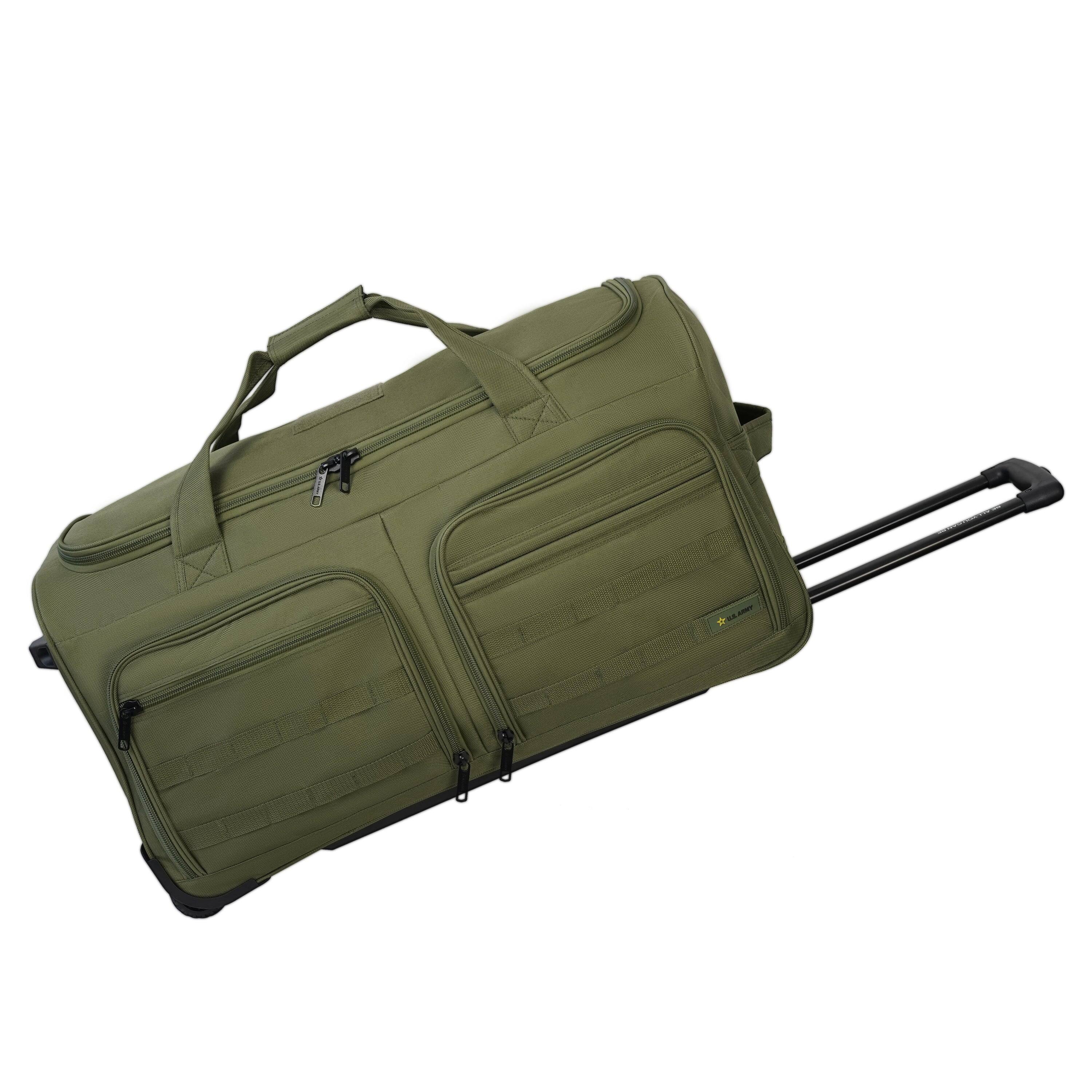 Alt View 4. US Army - ROMEO 28-inch Tactical Rolling Duffel - TACTICAL GREEN.