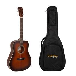 Gold Tone - The Dread Acoustic-Electric All Solid Wood Guitar with Bag (Burst)