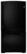 Front Standard. GE - 23.1 Cu. Ft. Bottom-Freezer Refrigerator - Black.