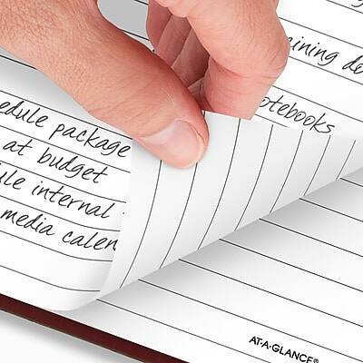 Sure, here is the corrected and grouped text:

- **Schedule package at budget**
- **Internal media calendar**
- **Notebooks**
- **ATA-GLANCE**